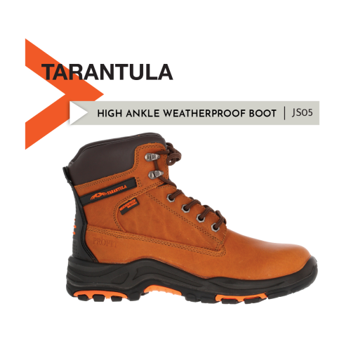 TARANTULA JS05 Tan Safety Boot S3 STC OU/PU/KVLR